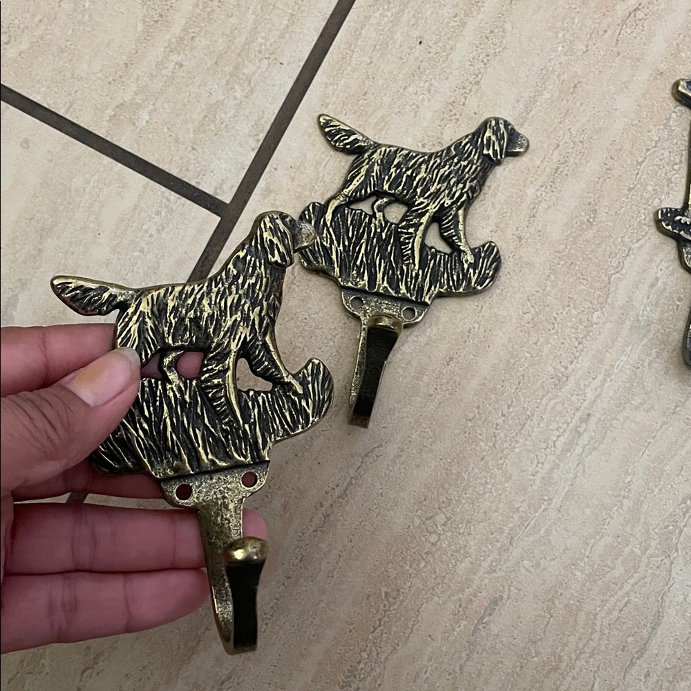 Set of 5 Dog Shaped Wall Hooks - Picture 2 of 6
